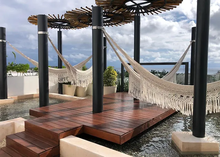 Modern Close To The Beach, Roof Pool And Fast Wifi Apartment Playa del Carmen