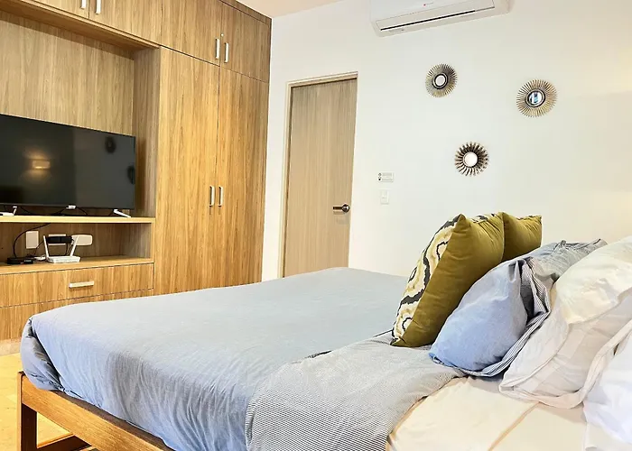 Modern Close To The Beach, Roof Pool And Fast Wifi Apartment Playa del Carmen